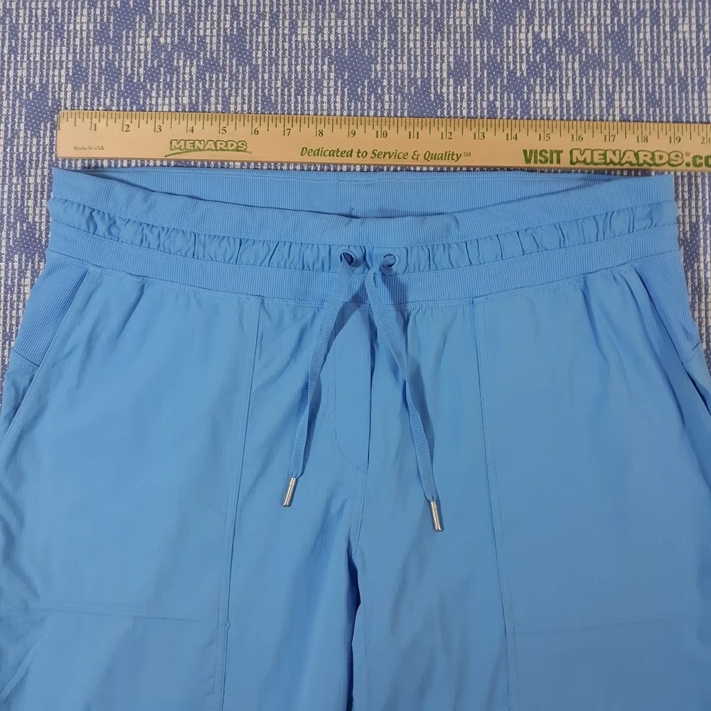 Lululemon Dance Studio Joggers Crop Pants Womens Size 14 Blue High Rise LW6CDQS